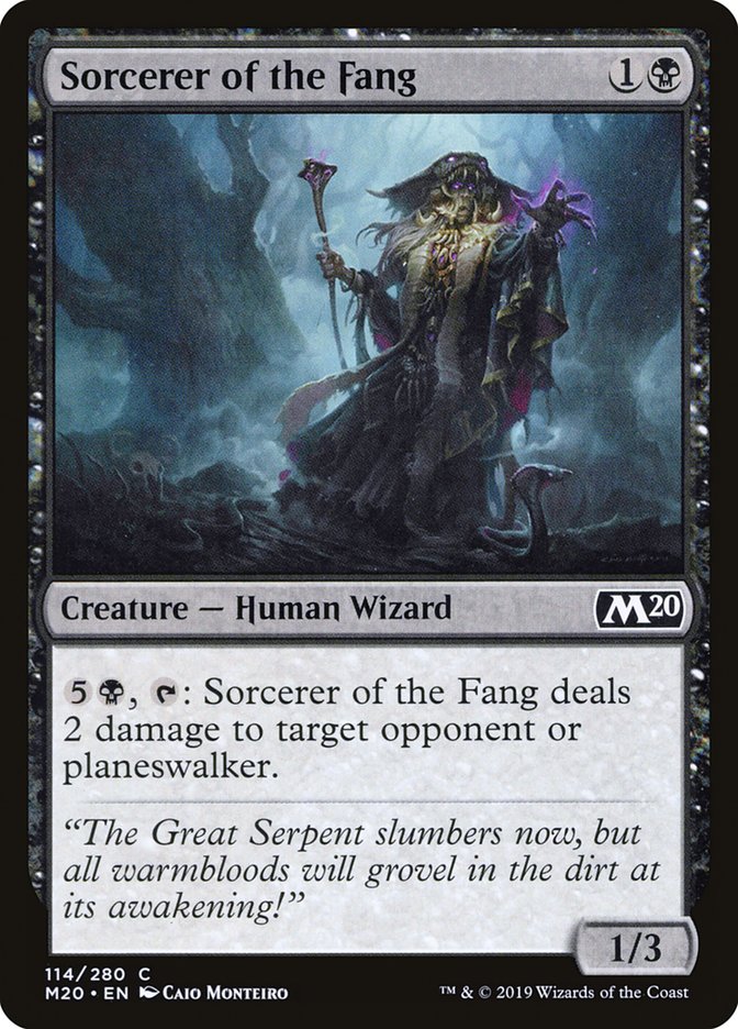 Sorcerer of the Fang [Core Set 2020] | North Valley Games