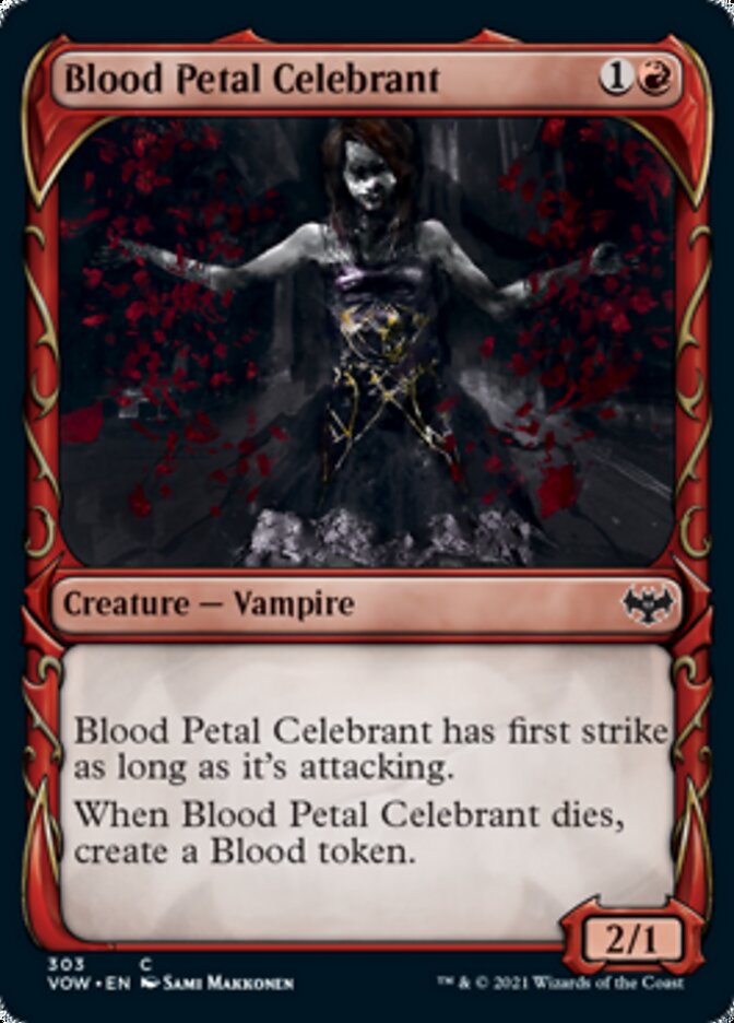 Blood Petal Celebrant (Showcase Fang Frame) [Innistrad: Crimson Vow] | North Valley Games