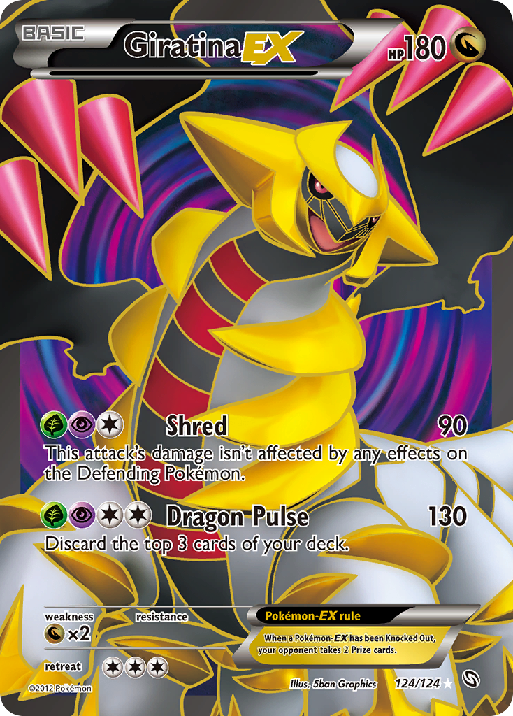 Giratina EX (124/124) [Black & White: Dragons Exalted] | North Valley Games