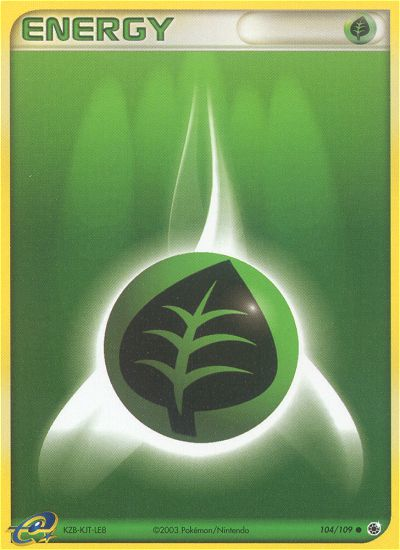 Grass Energy (104/109) [EX: Ruby & Sapphire] | North Valley Games