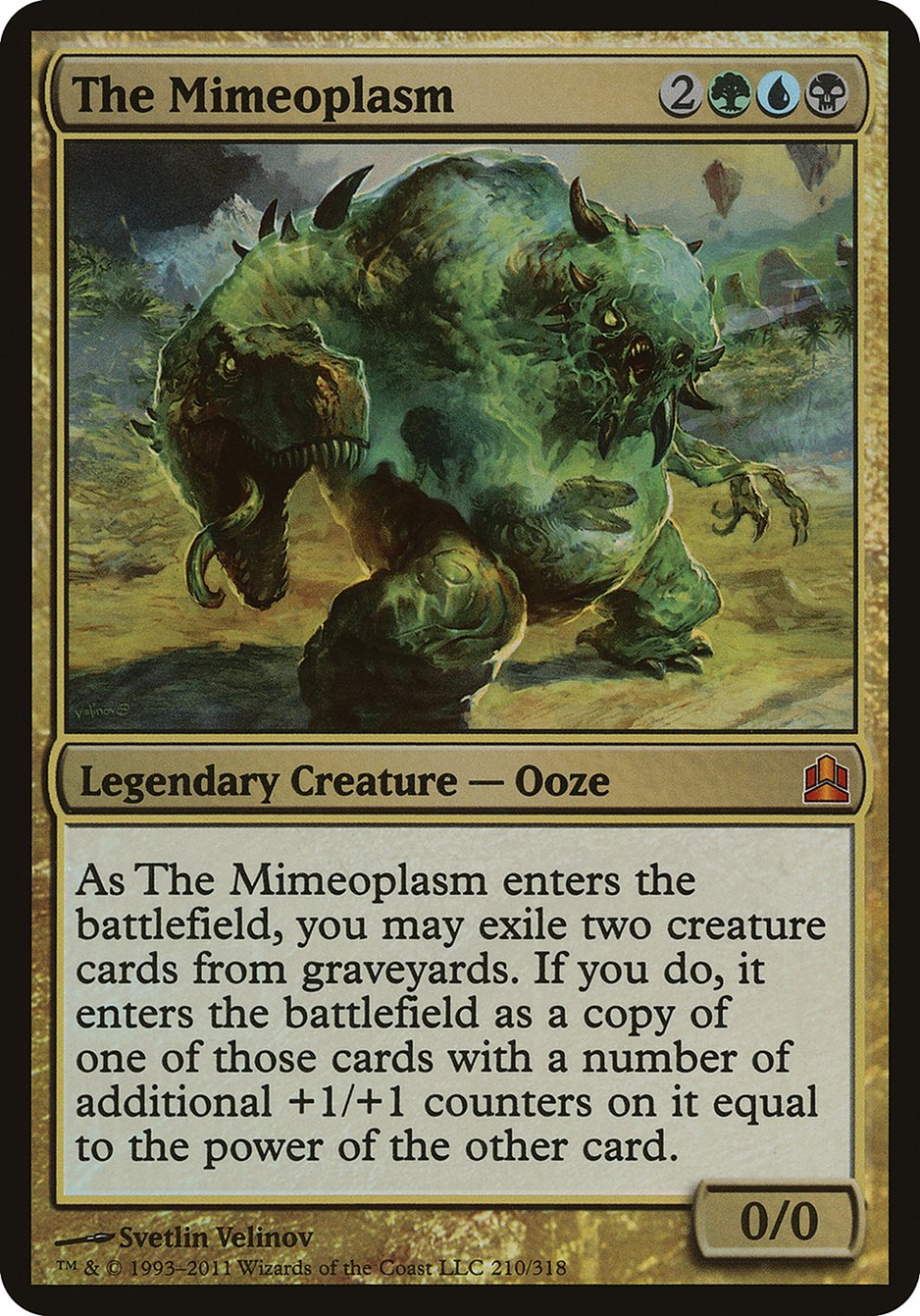 The Mimeoplasm (Oversized) [Commander 2011 Oversized] | North Valley Games