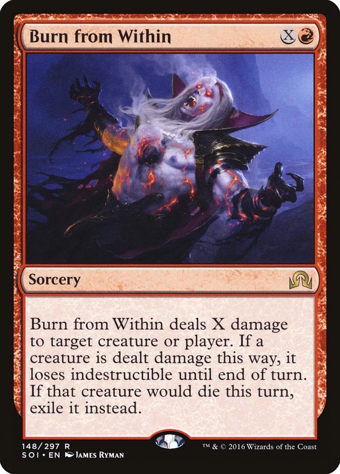Burn from Within [Shadows over Innistrad] | North Valley Games