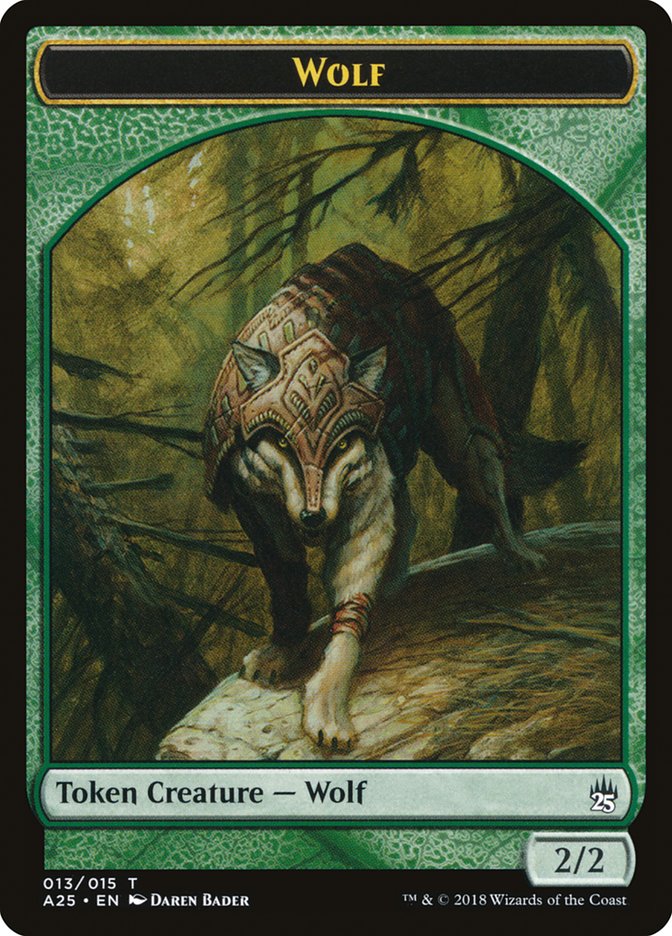 Wolf Token [Masters 25 Tokens] | North Valley Games