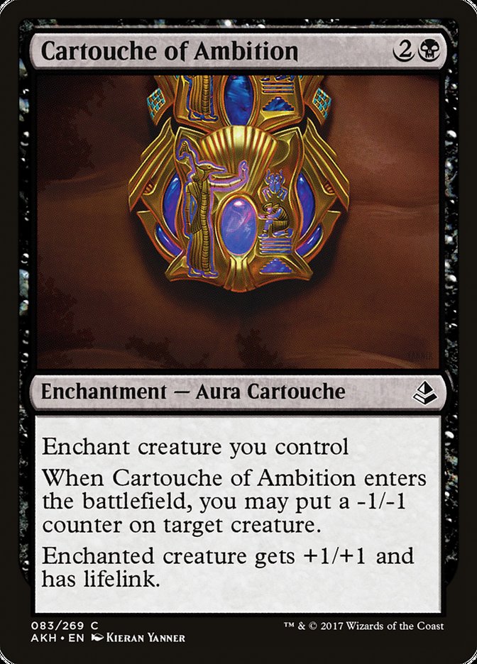 Cartouche of Ambition [Amonkhet] | North Valley Games