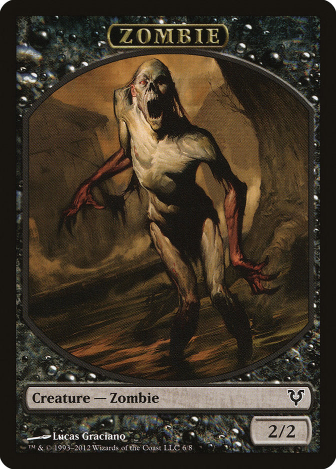 Zombie Token [Avacyn Restored Tokens] | North Valley Games