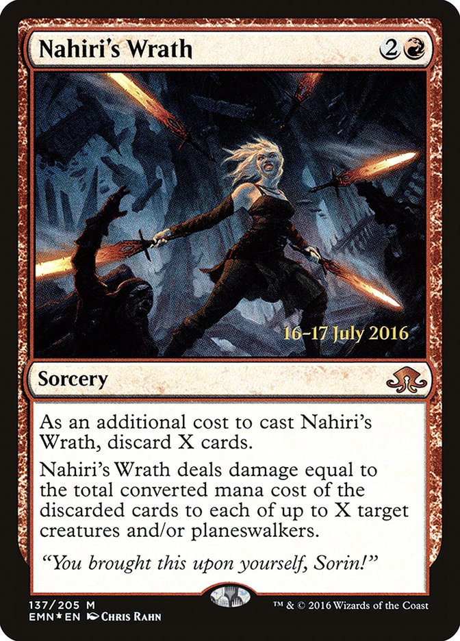 Nahiri's Wrath (Prerelease) [Eldritch Moon Promos] | North Valley Games