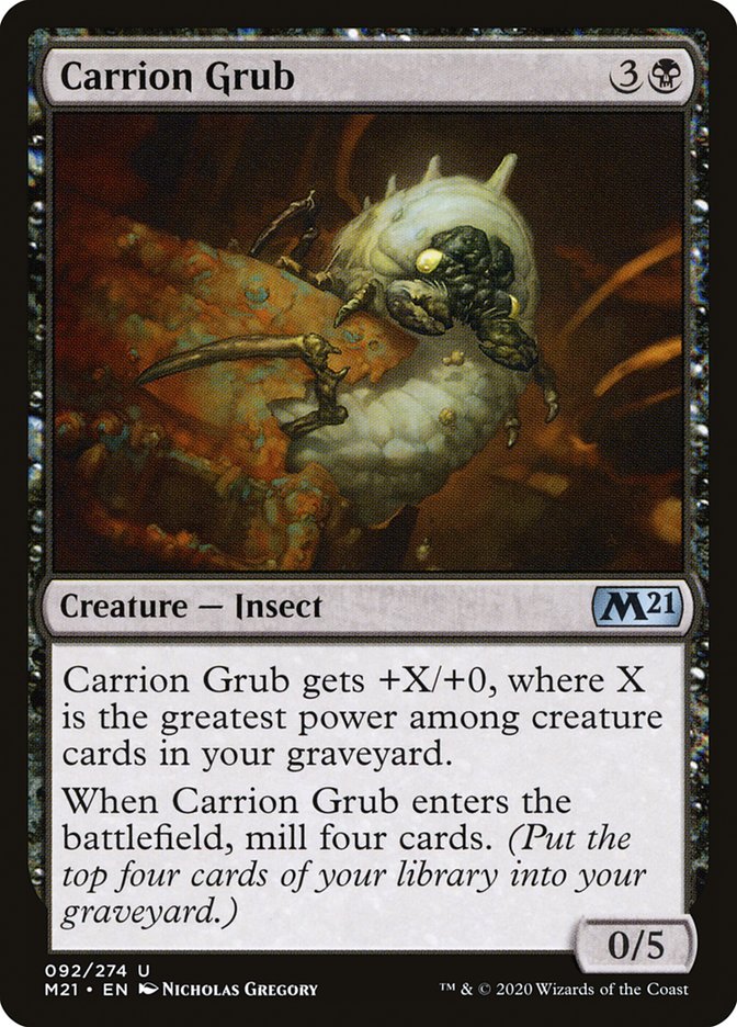 Carrion Grub [Core Set 2021] | North Valley Games