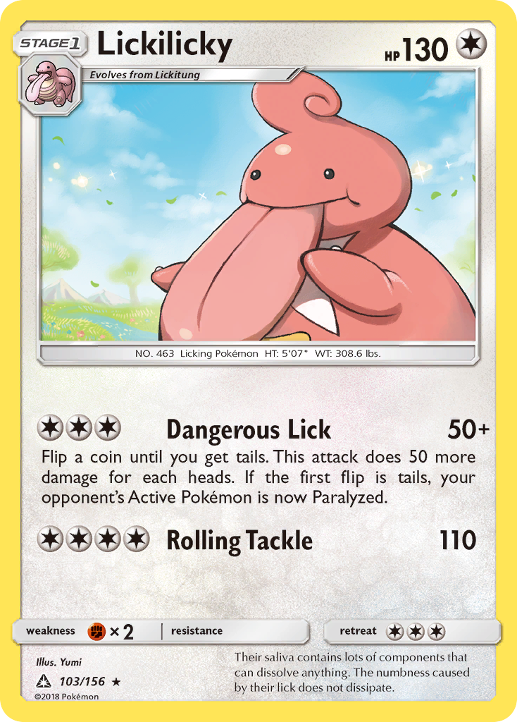 Lickilicky (103/156) [Sun & Moon: Ultra Prism] | North Valley Games