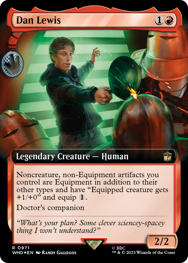 Dan Lewis (Extended Art) (Surge Foil) [Doctor Who] | North Valley Games
