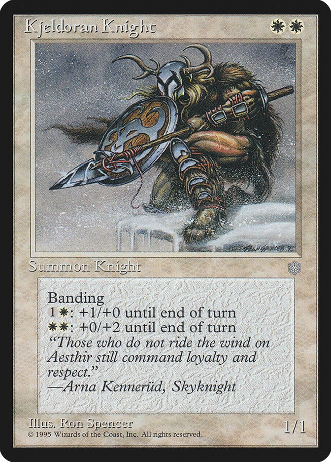 Kjeldoran Knight [Ice Age] | North Valley Games