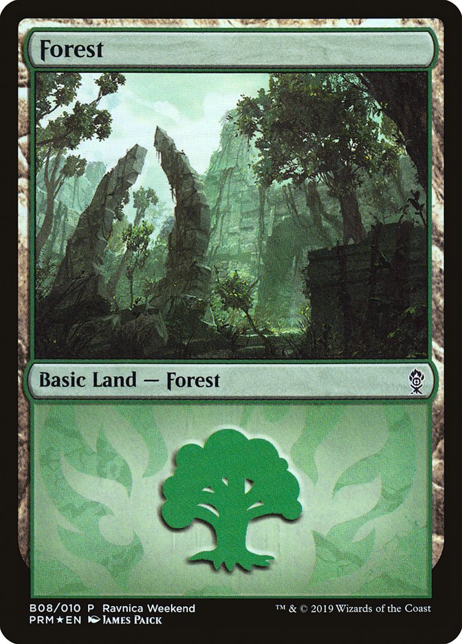 Forest (B08) [Ravnica Allegiance Guild Kit] | North Valley Games