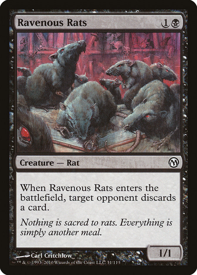 Ravenous Rats [Duels of the Planeswalkers] | North Valley Games