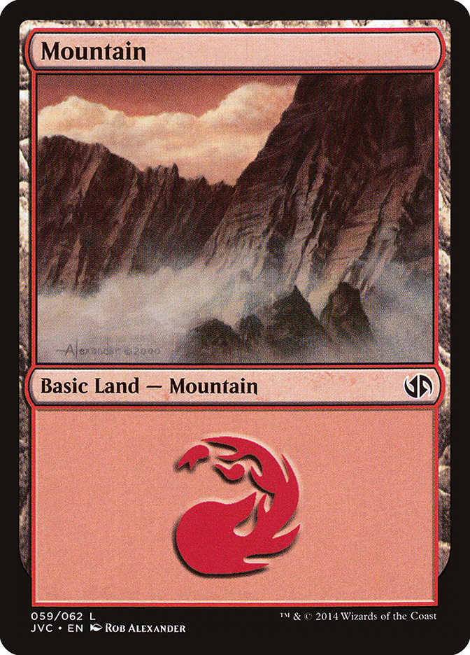 Mountain (61) [Duel Decks Anthology] | North Valley Games