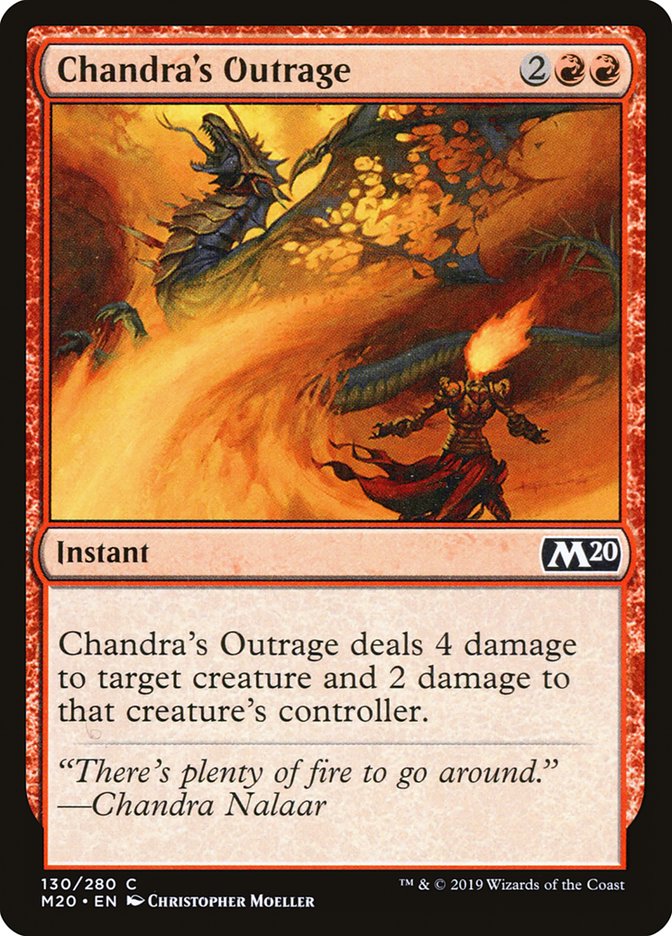 Chandra's Outrage [Core Set 2020] | North Valley Games