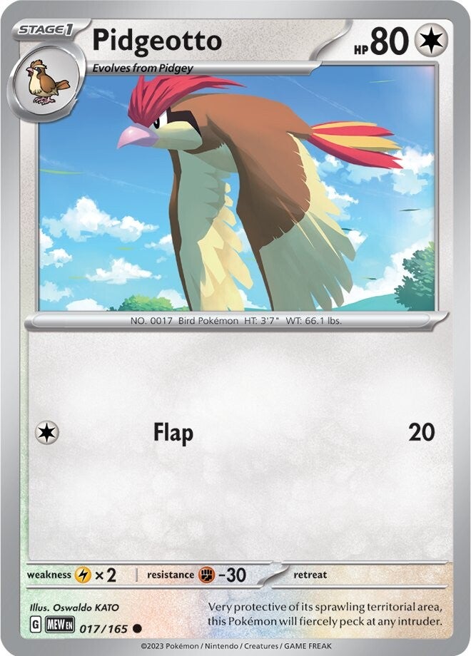 Pidgeotto (017/165) [Scarlet & Violet: 151] | North Valley Games