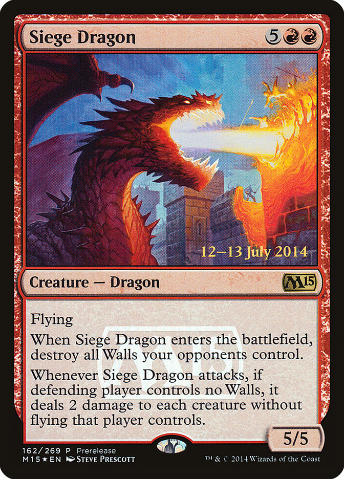 Siege Dragon [Magic 2015 Promos] | North Valley Games