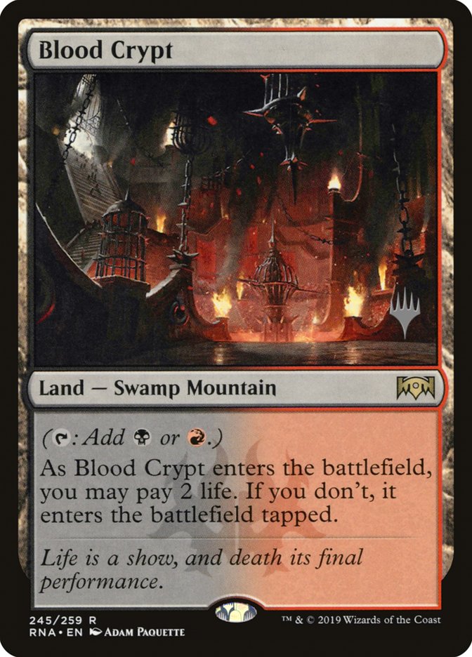 Blood Crypt (Promo Pack) [Ravnica Allegiance Promos] | North Valley Games
