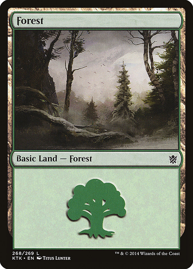 Forest (268) [Khans of Tarkir] | North Valley Games