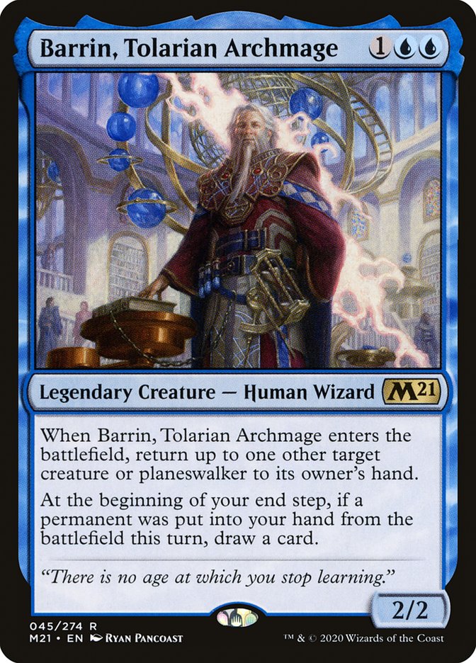 Barrin, Tolarian Archmage [Core Set 2021] | North Valley Games