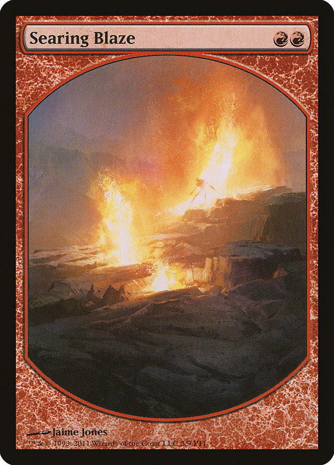 Searing Blaze [Magic Player Rewards 2011] | North Valley Games