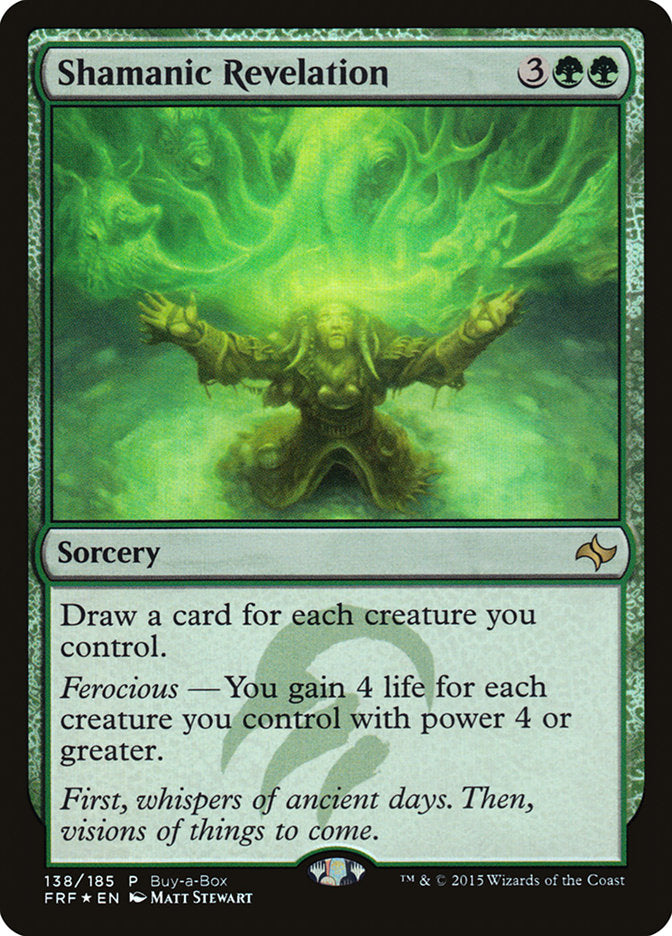 Shamanic Revelation (Buy-A-Box) [Fate Reforged Promos] | North Valley Games