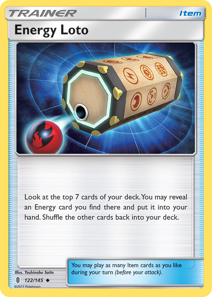 Energy Loto (122/145) [Sun & Moon: Guardians Rising] | North Valley Games
