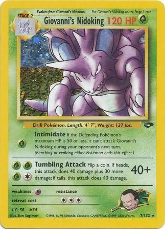 Giovanni's Nidoking (7/132) [Gym Challenge Unlimited] | North Valley Games