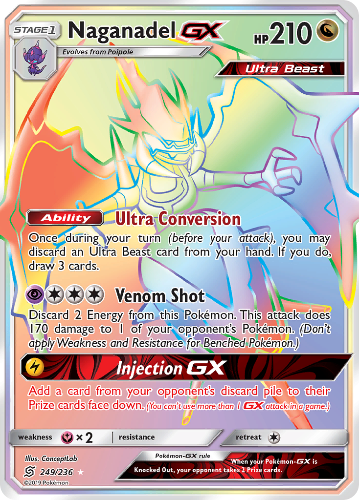 Naganadel GX (249/236) [Sun & Moon: Unified Minds] | North Valley Games