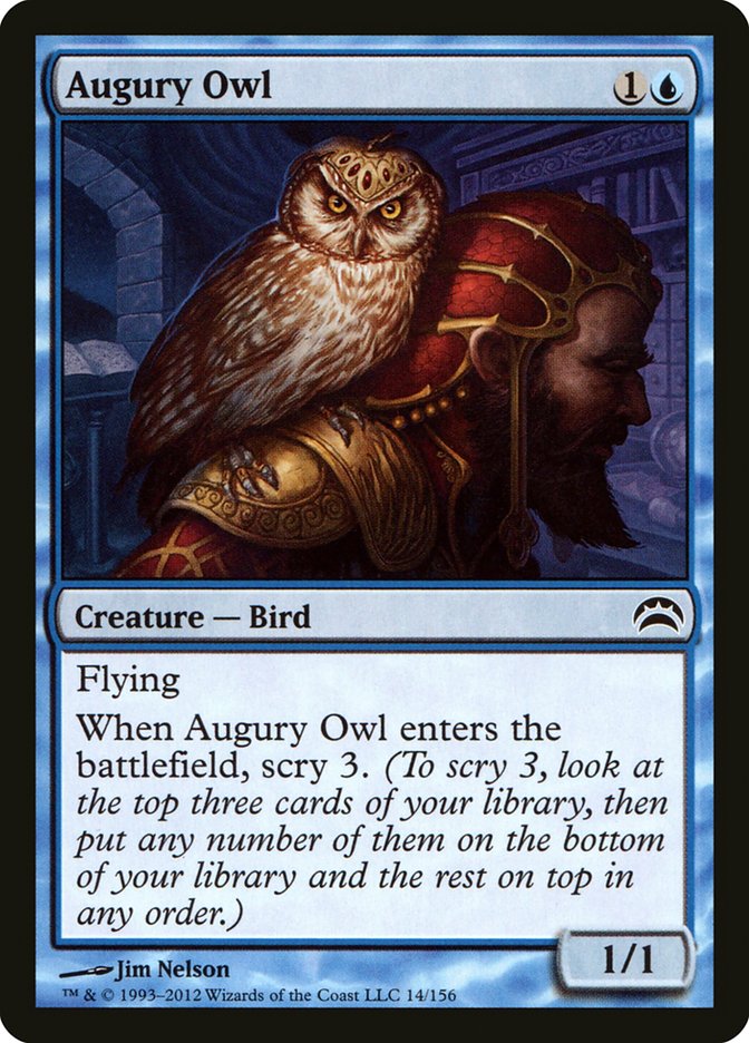 Augury Owl [Planechase 2012] | North Valley Games