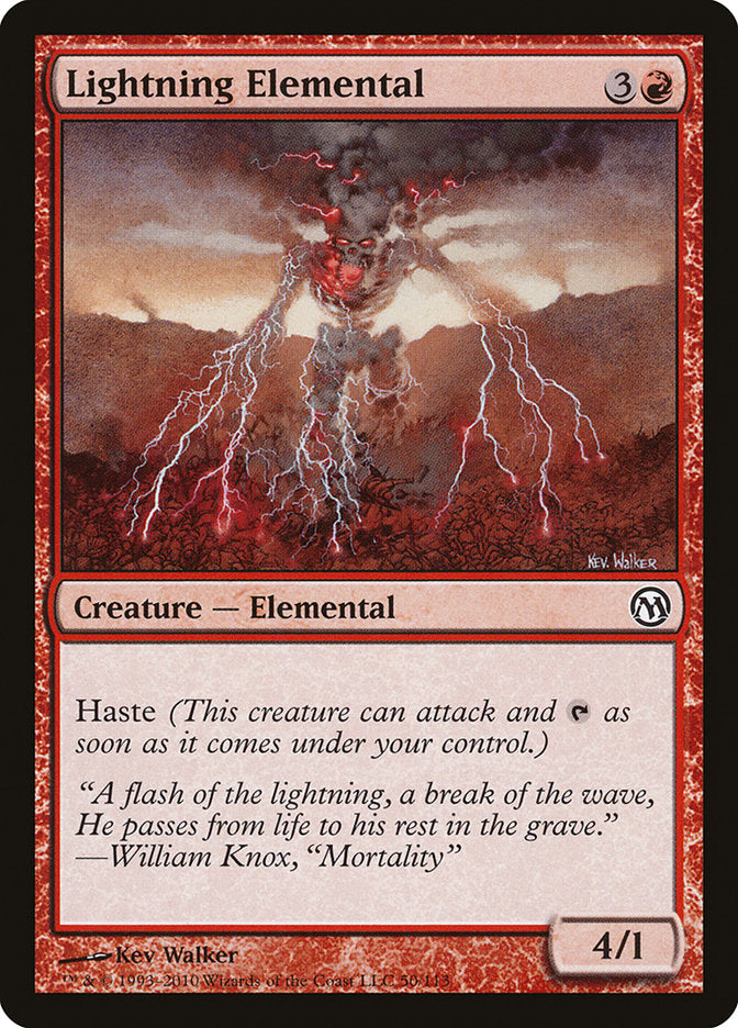 Lightning Elemental [Duels of the Planeswalkers] | North Valley Games