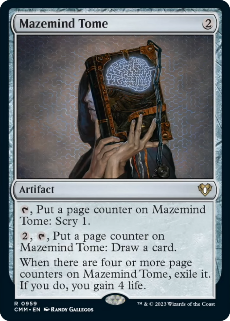 Mazemind Tome [Commander Masters] | North Valley Games