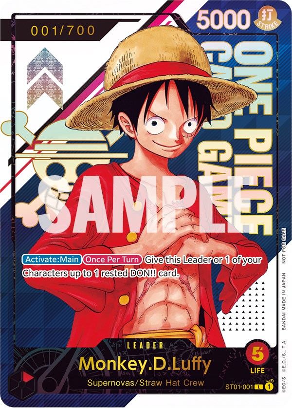 Monkey.D.Luffy (Serial Number) [One Piece Promotion Cards] | North Valley Games