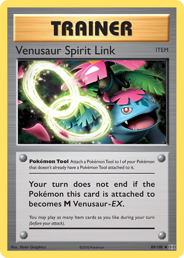 Venusaur Spirit Link (89/108) [XY: Evolutions] | North Valley Games