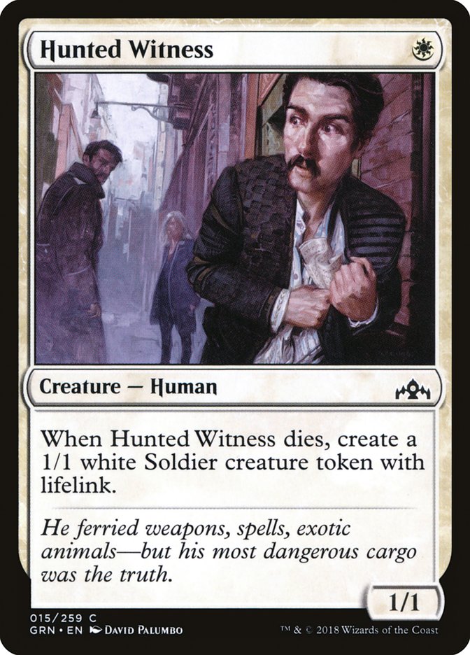Hunted Witness [Guilds of Ravnica] | North Valley Games