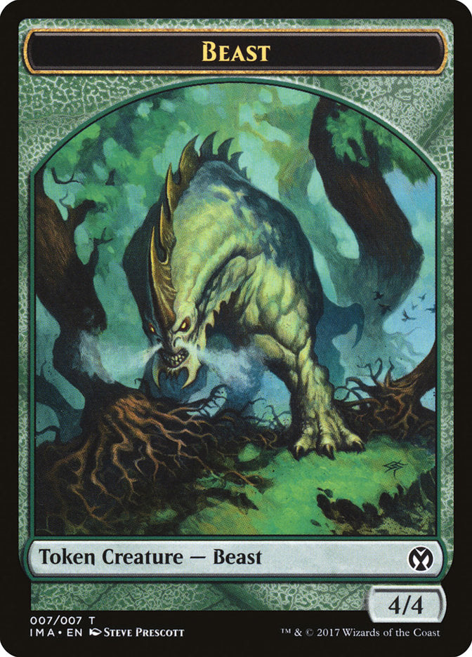 Beast Token [Iconic Masters Tokens] | North Valley Games
