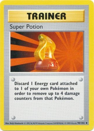 Super Potion (90/102) [Base Set Shadowless Unlimited] | North Valley Games