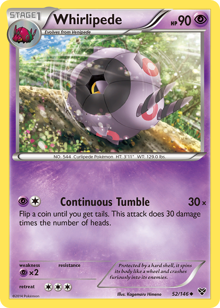 Whirlipede (52/146) [XY: Base Set] | North Valley Games