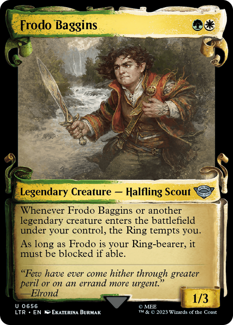 Frodo Baggins [The Lord of the Rings: Tales of Middle-Earth Showcase Scrolls] | North Valley Games