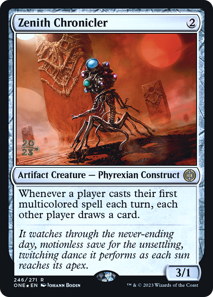 Zenith Chronicler [Phyrexia: All Will Be One Prerelease Promos] | North Valley Games