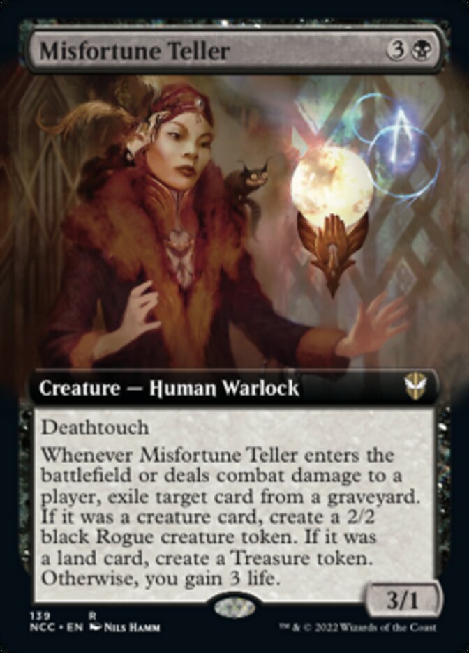 Misfortune Teller (Extended Art) [Streets of New Capenna Commander] | North Valley Games