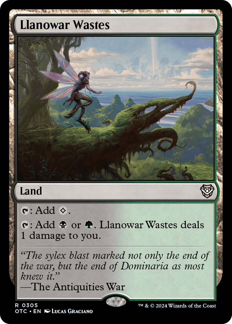 Llanowar Wastes [Outlaws of Thunder Junction Commander] | North Valley Games