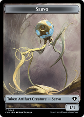 Servo // Elephant Double-Sided Token [Commander Masters Tokens] | North Valley Games