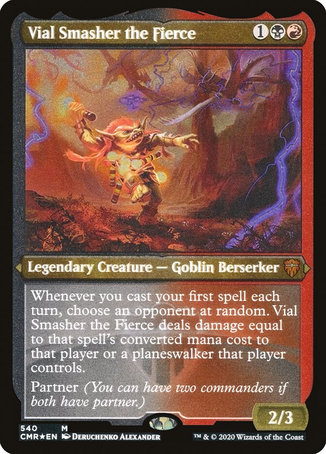 Vial Smasher the Fierce (Etched) [Commander Legends] | North Valley Games