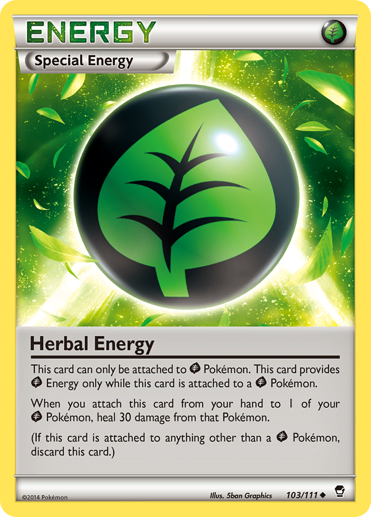 Herbal Energy (103/111) [XY: Furious Fists] | North Valley Games