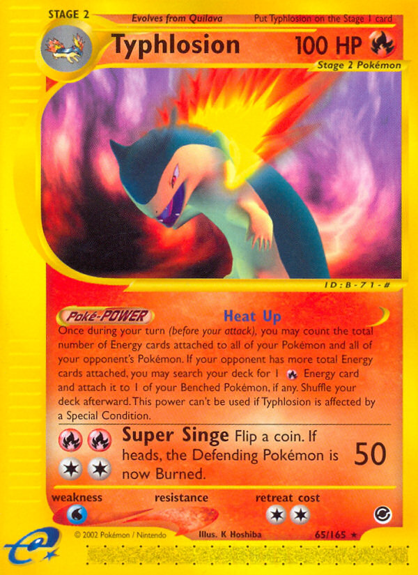 Typhlosion (65/165) [Expedition: Base Set] | North Valley Games
