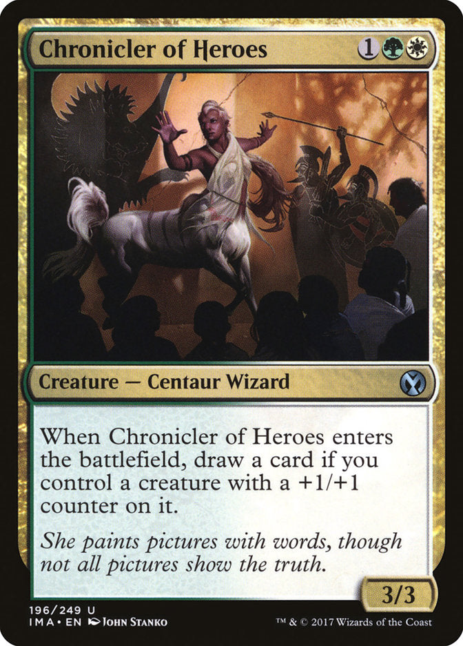 Chronicler of Heroes [Iconic Masters] | North Valley Games