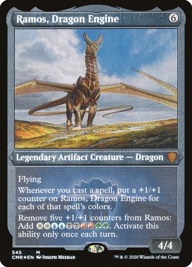 Ramos, Dragon Engine (Etched) [Commander Legends] | North Valley Games