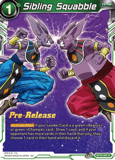 Sibling Squabble (BT16-067) [Realm of the Gods Prerelease Promos] | North Valley Games