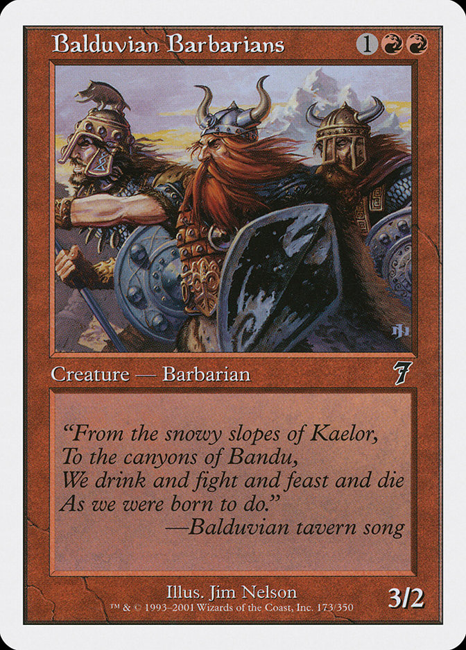 Balduvian Barbarians [Seventh Edition] | North Valley Games
