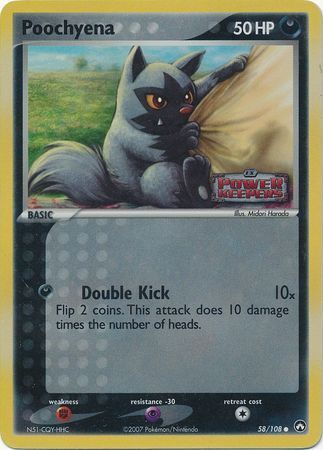 Poochyena (58/108) (Stamped) [EX: Power Keepers] | North Valley Games